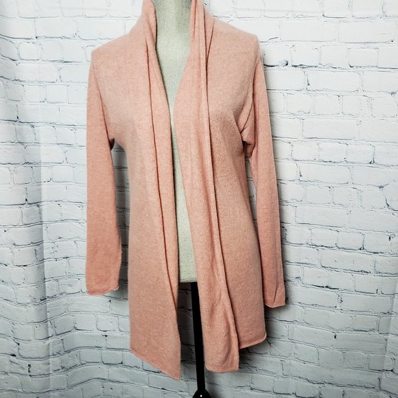 Halogen Sweaters - Halogen Nordstrom Pink Cashmere Open Front Cardigan NWT One size fits most